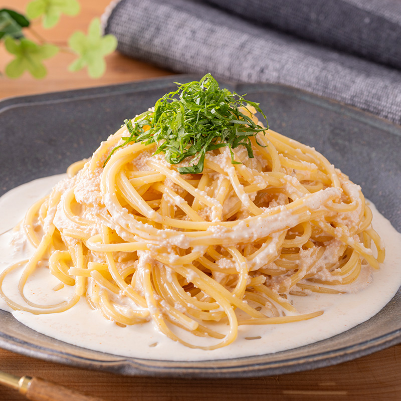 簡単！純生クリームの明太クリームパスタ